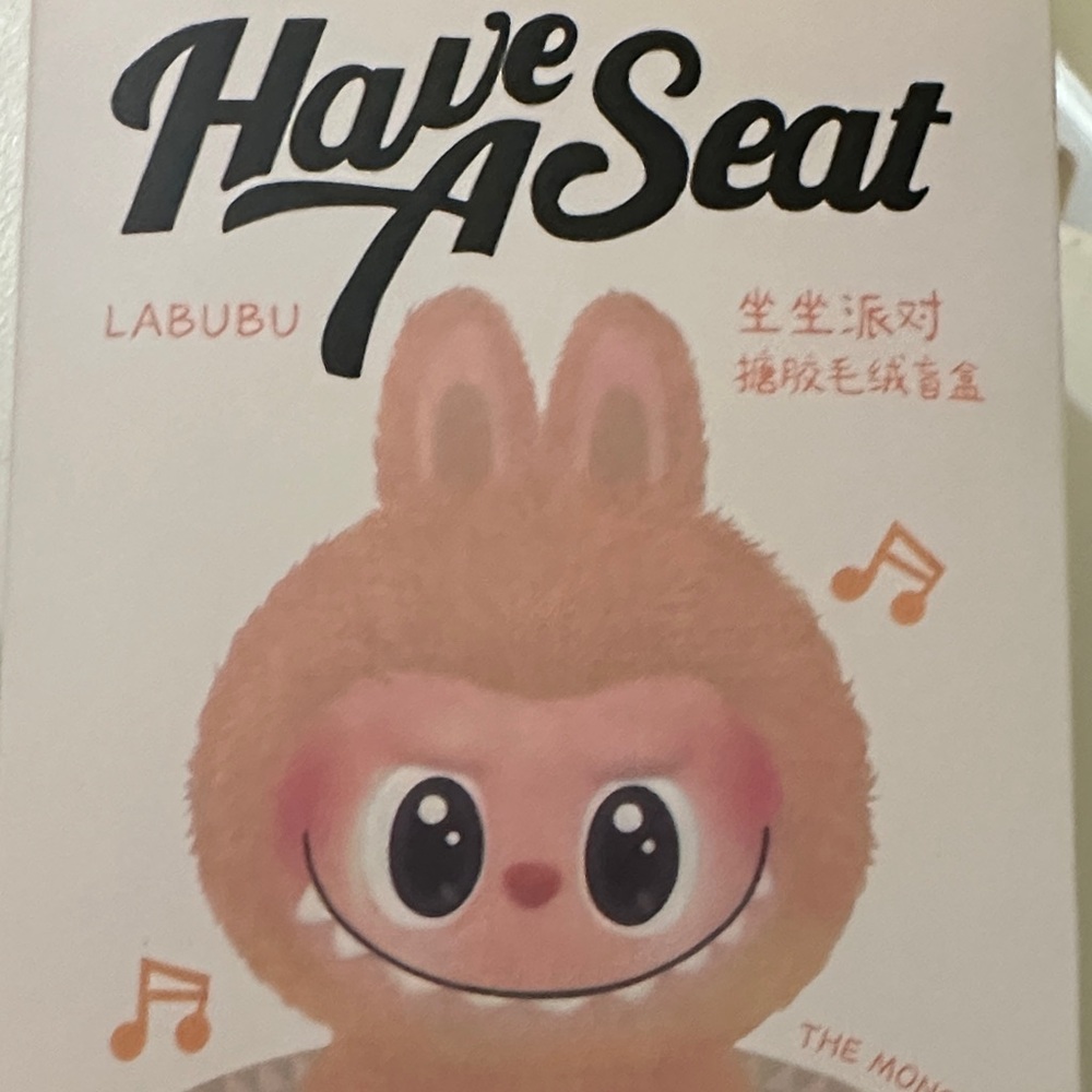 Labubu 'Have A Seat' bag charm